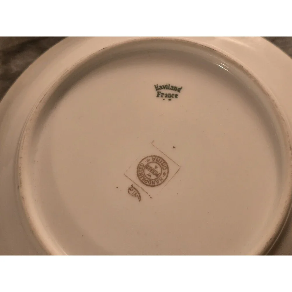 Antique Pickard China Gold Encrusted Greek Key Berry Bowls Set of 6 Haviland...